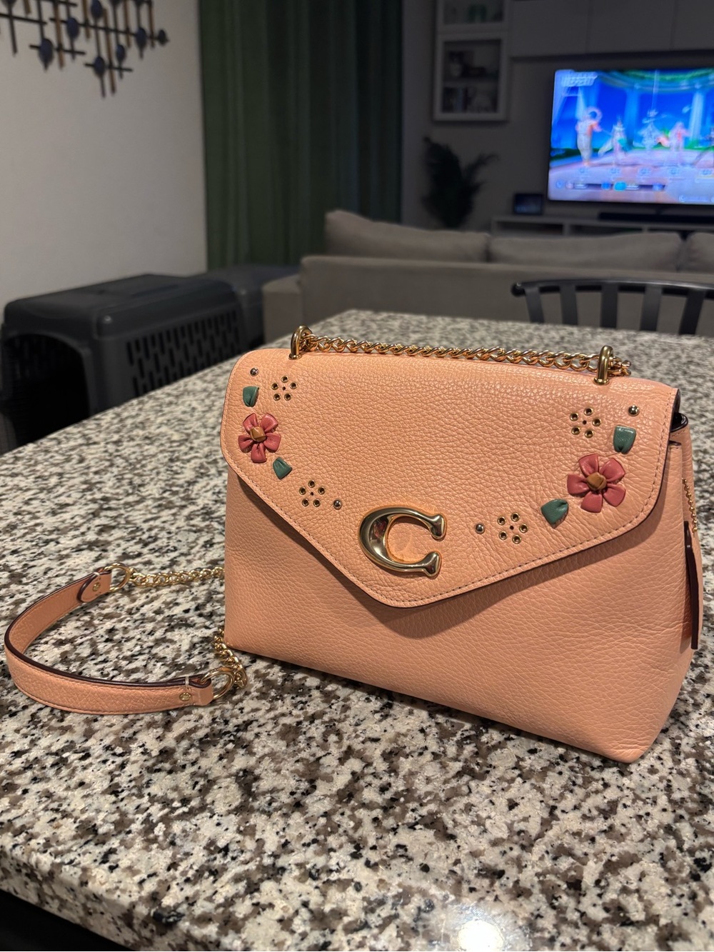 Coach Pink Tammie Purse
